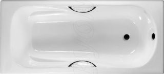 Чугунная ванна Byon B15 160x75см с ручками Н0000017